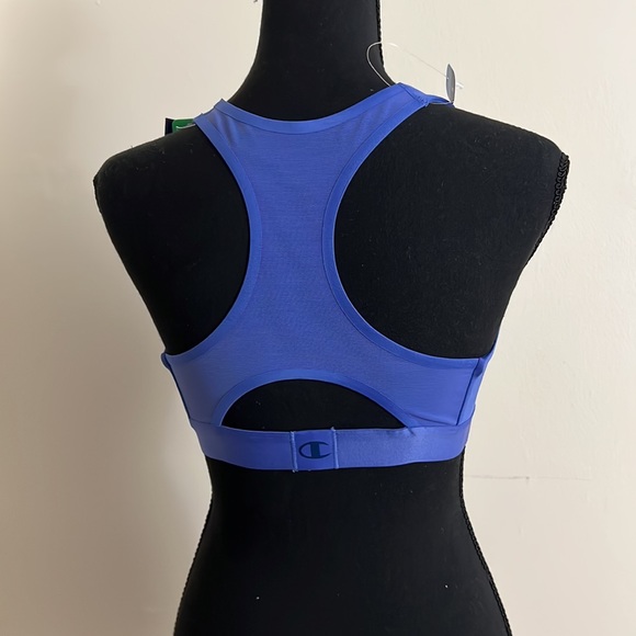 🆕CHAMPION Blue Racerback Sports Bra - Size: S - Picture 6 of 8